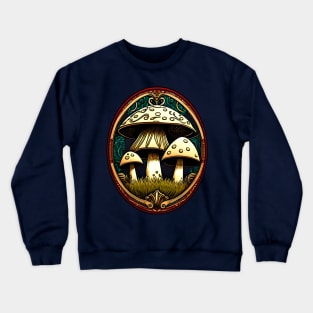 Mushroom Family Crewneck Sweatshirt